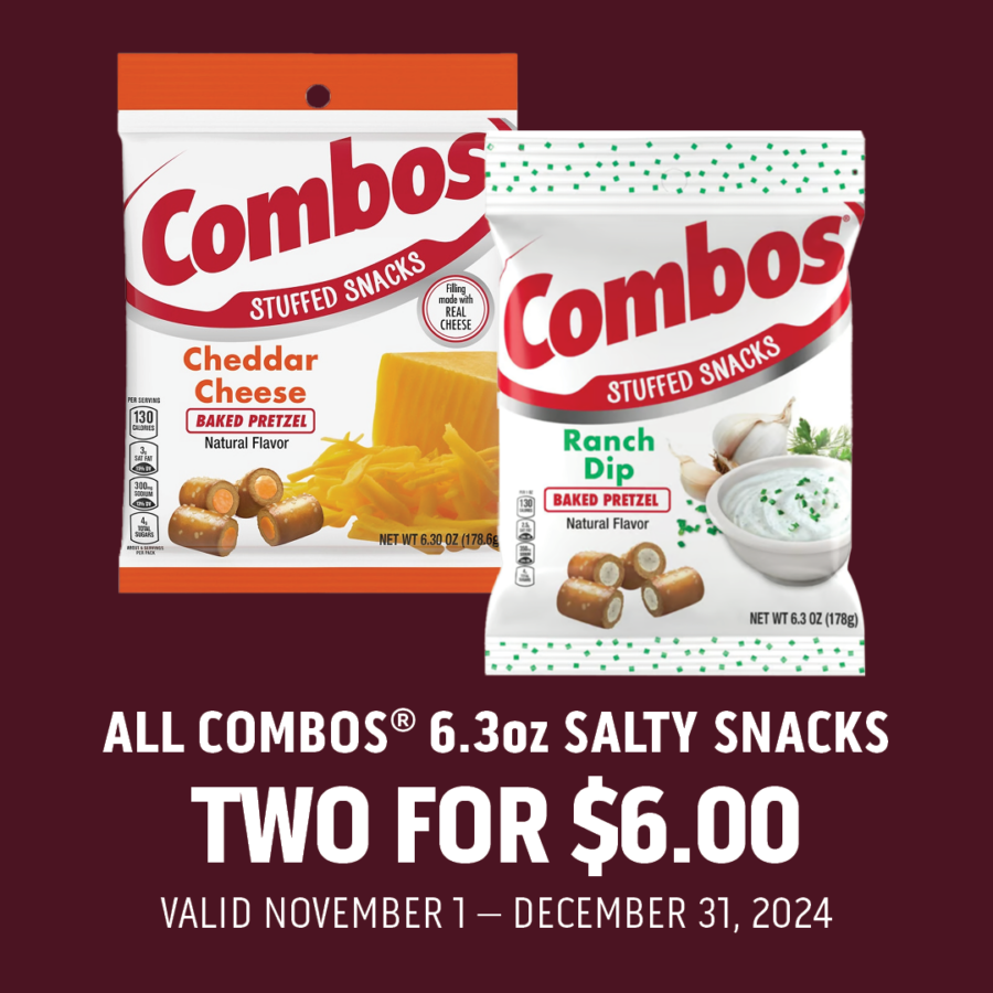 Mars Wrigley ALL COMBOS® 6.3oz SALTY SNACKS TWO FOR $6.00