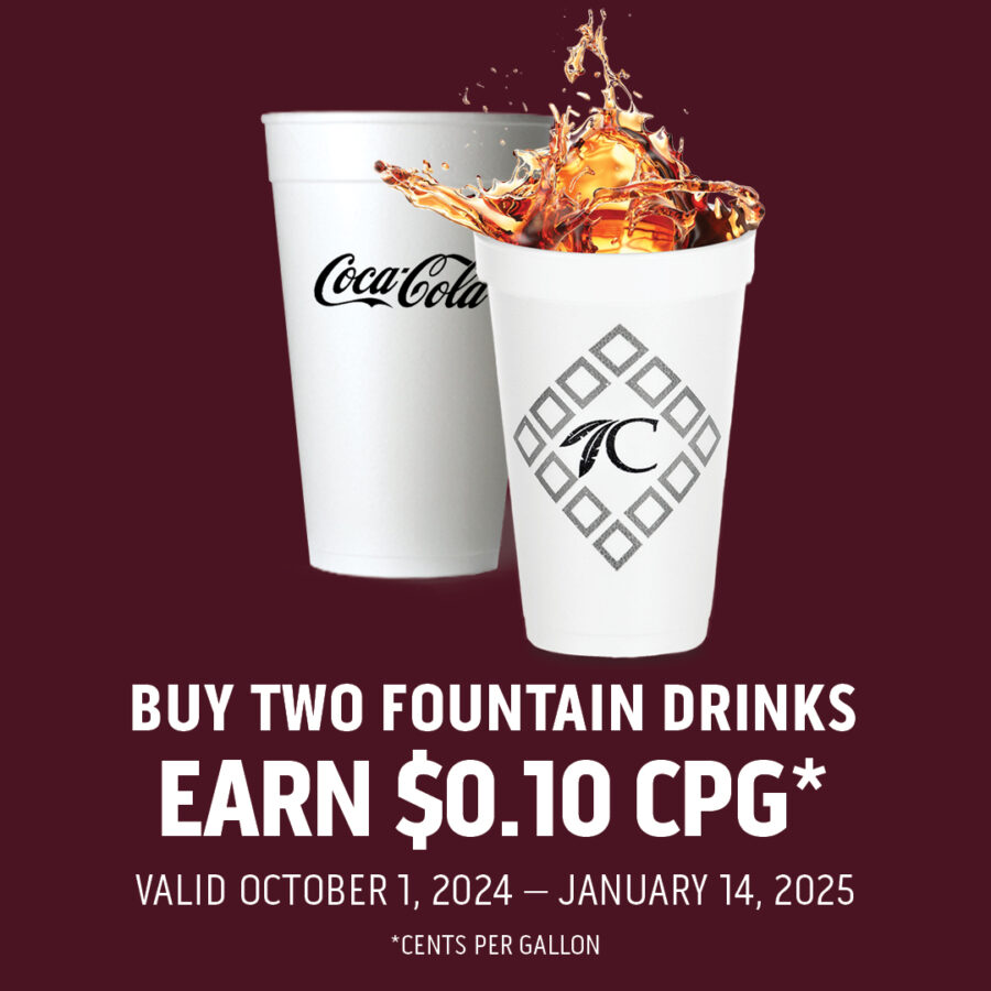 Buy Two Fountain Drinks Earn $0.10 CPG