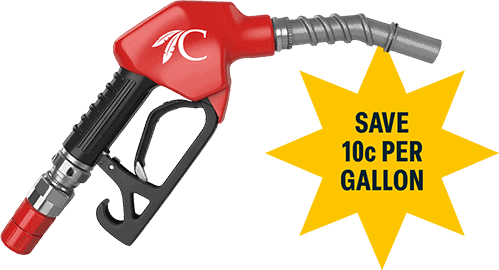Chahta Rewards Save 10¢ per Gallon